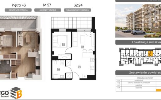 ZATOR SPRZEDAŻ 2POKOJOWE MIESZKANIE DUŻY BALKON